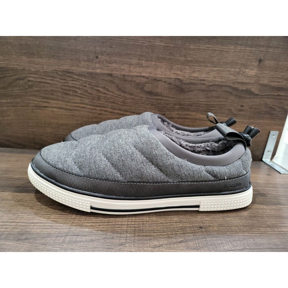 Kenneth Cole Reaction Ankir Quilted Slip On Loafer Dark Gray 8.5 New